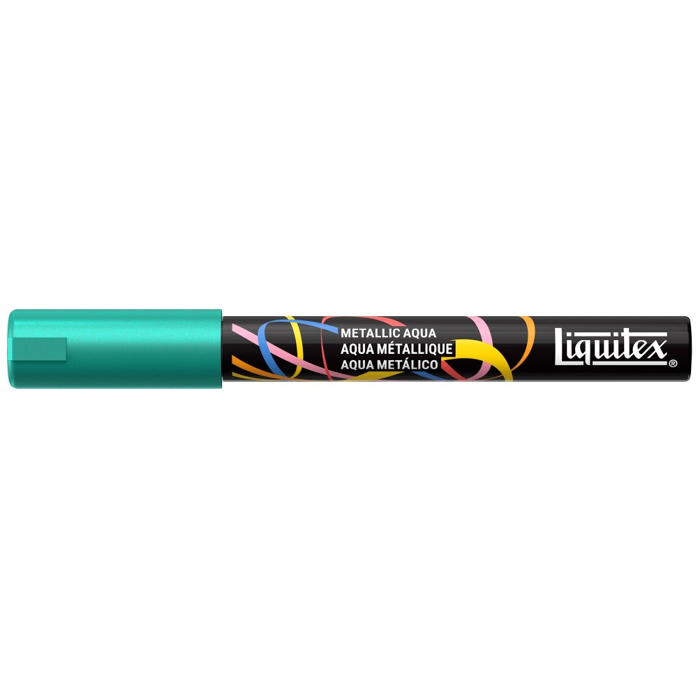 Acrylic Paint Marker – Liquitex – Metallic Aqua 2 mm