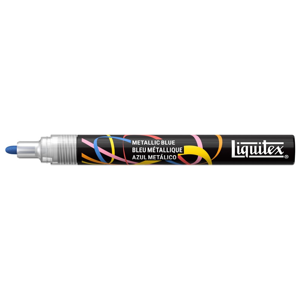 Marker akrylowy - Liquitex - Metallic Blue 2 mm