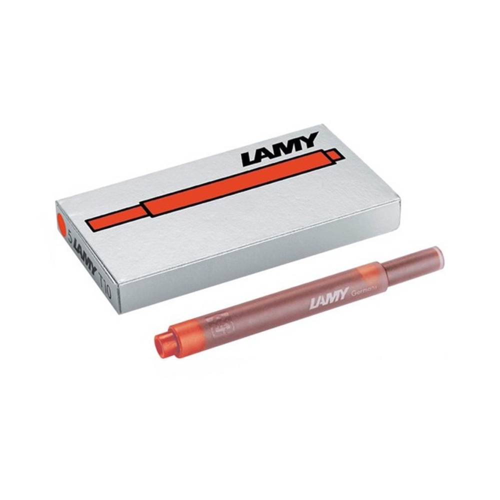 Naboje atramentowe T10 - Lamy - czerwone, 5 szt.