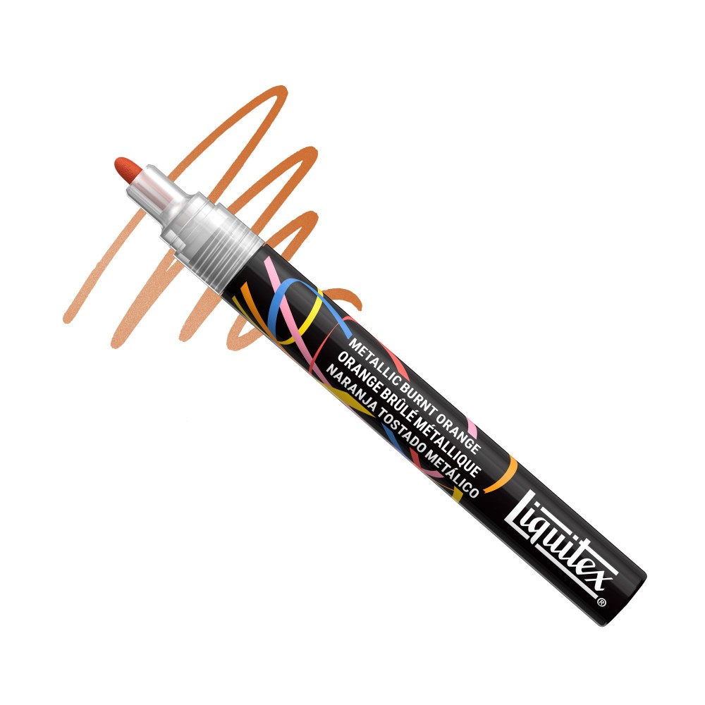 Acrylic Paint Marker – Liquitex – Metallic Burnt Orange 2 mm