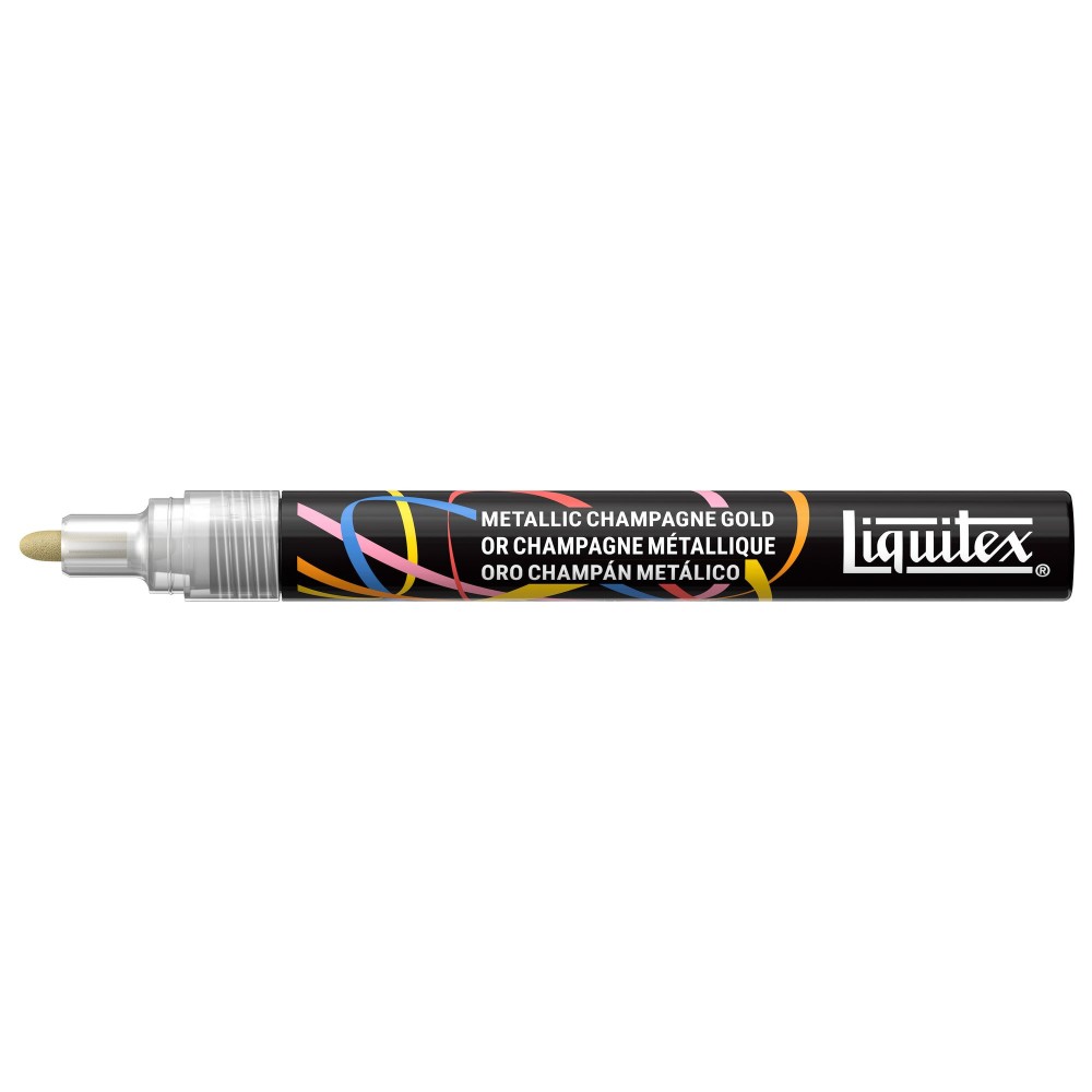 Acrylic Paint Marker – Liquitex – Metallic Champagne Gold 2 mm
