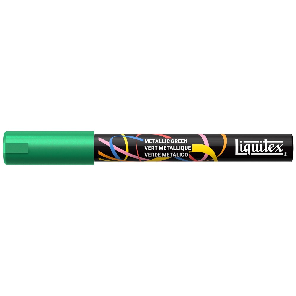 Marker akrylowy - Liquitex - Metallic Green 2 mm