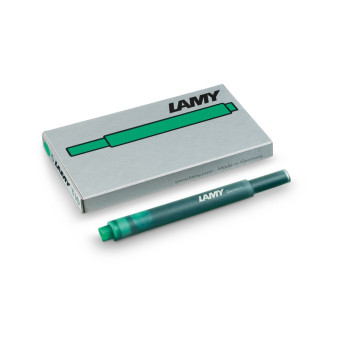 Naboje atramentowe T10 - Lamy - zielone, 5 szt.