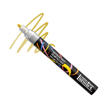 Marker akrylowy - Liquitex - Metallic Gold 2 mm