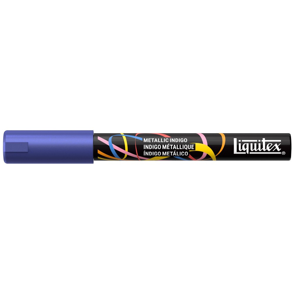 Marker akrylowy - Liquitex - Metallic Indigo 2 mm