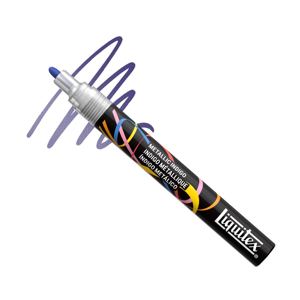 Acrylic Paint Marker – Liquitex – Metallic Indigo 2 mm