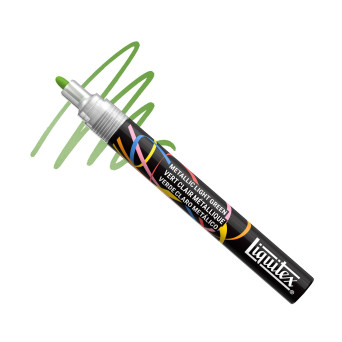 Marker akrylowy - Liquitex - Metallic Light Green 2 mm