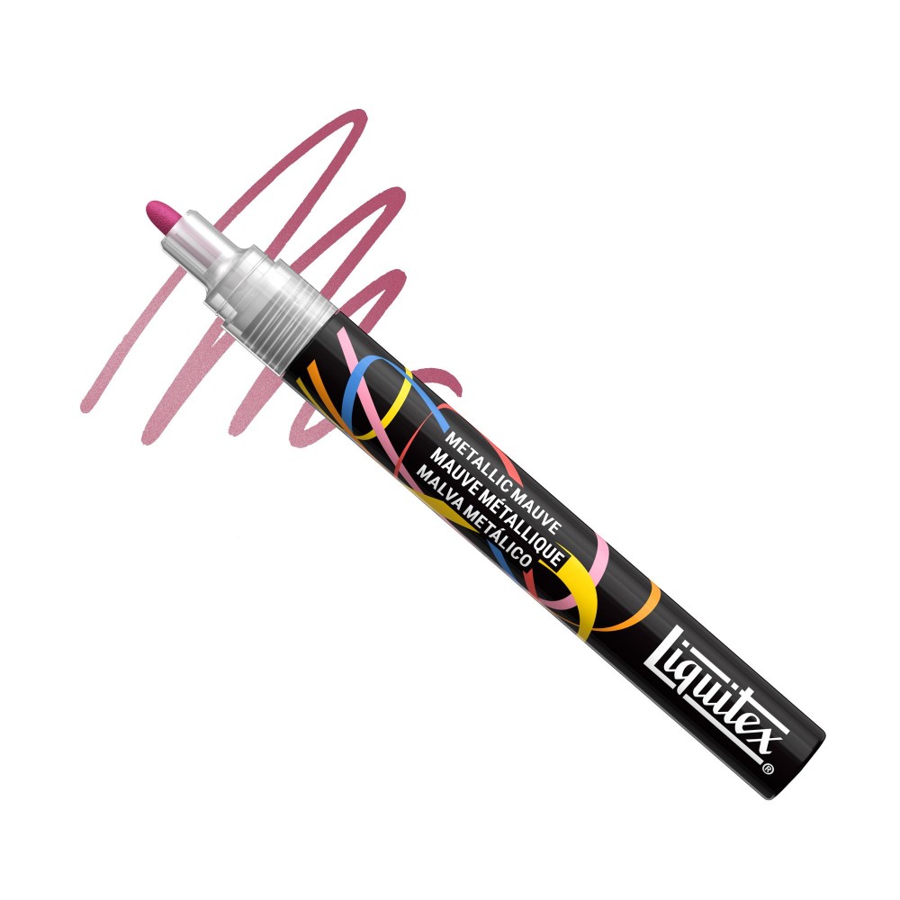 Marker akrylowy - Liquitex - Metallic Mauve 2 mm