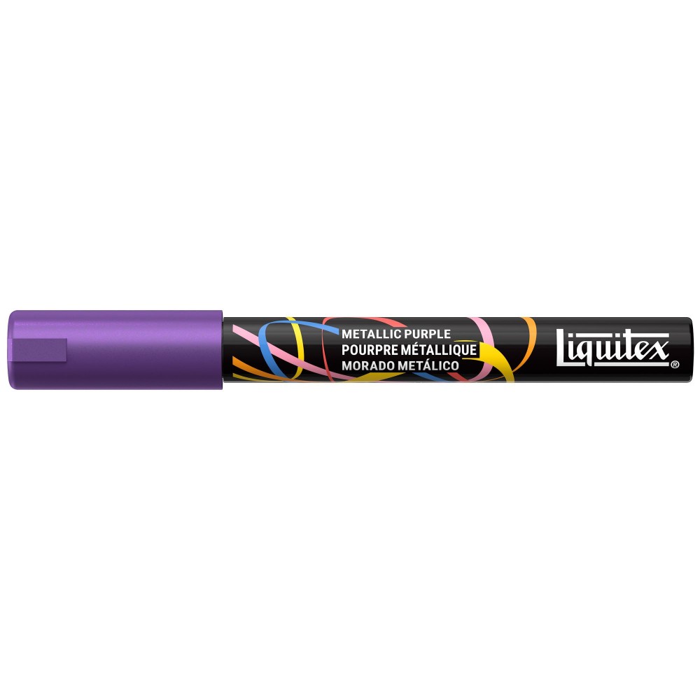 Marker akrylowy - Liquitex - Metallic Purple 2 mm
