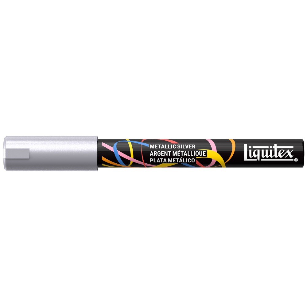 Marker akrylowy - Liquitex - Metallic Silver 2 mm