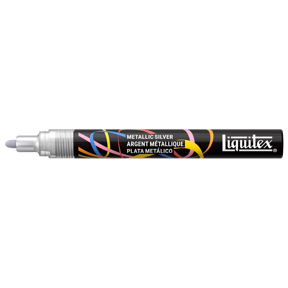 Marker akrylowy - Liquitex - Metallic Silver 2 mm