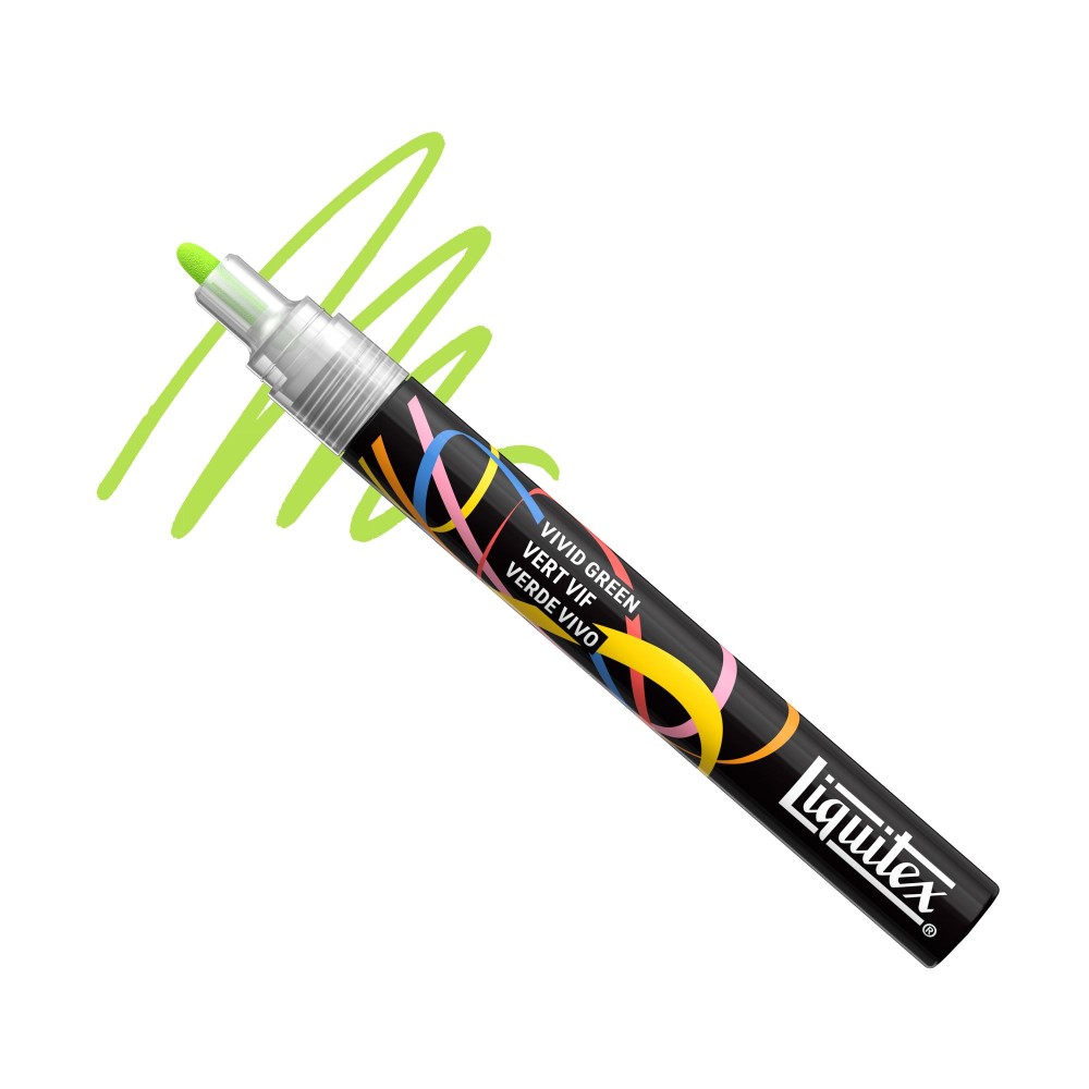 Marker akrylowy - Liquitex - Vivid Green 2 mm