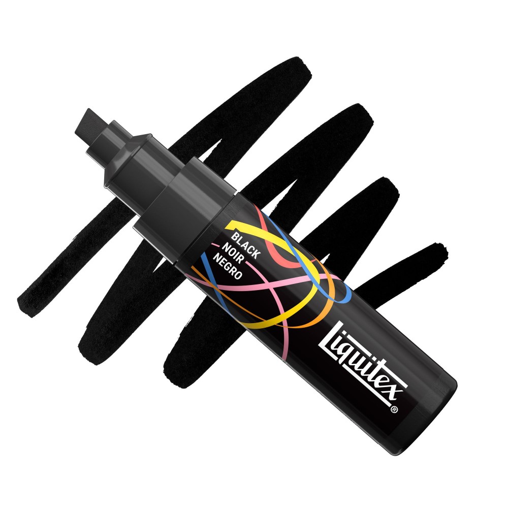 Marker akrylowy - Liquitex - Black 8 mm
