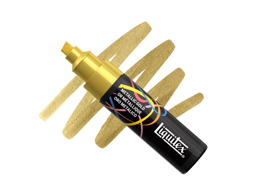 Marker akrylowy - Liquitex - Metallic Gold 8 mm