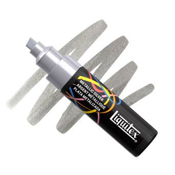 Acrylic Paint Marker – Liquitex – Metallic Silver 8 mm