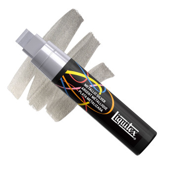 Marker akrylowy - Liquitex - Metallic Silver 15 mm