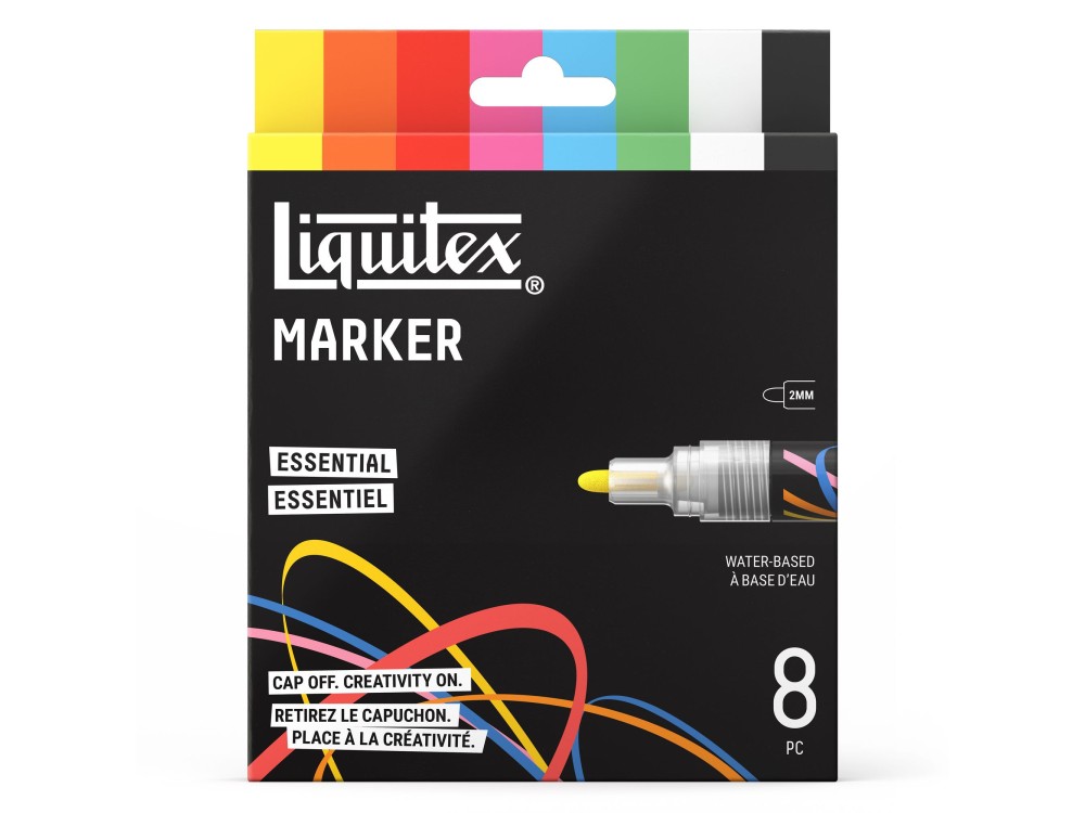 Zestaw markerów akrylowych Essential - Liquitex - 8 szt.