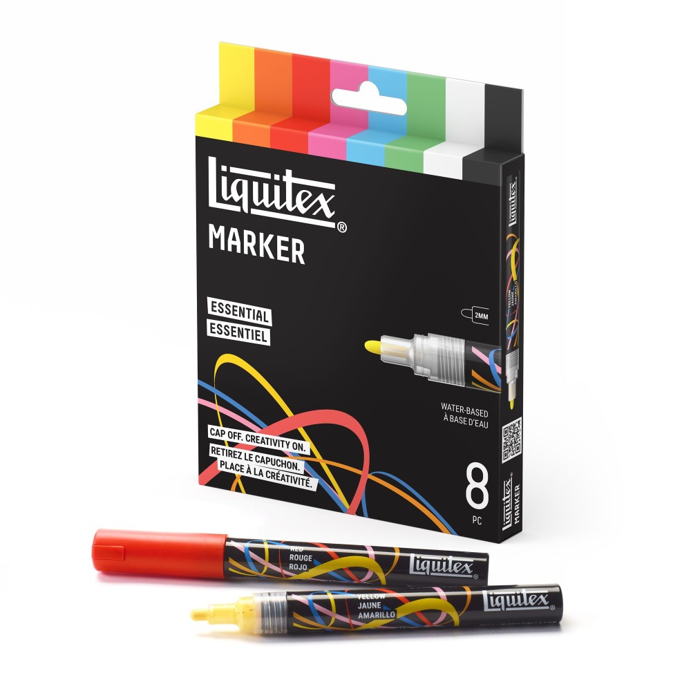Zestaw markerów akrylowych Essential - Liquitex - 8 szt.