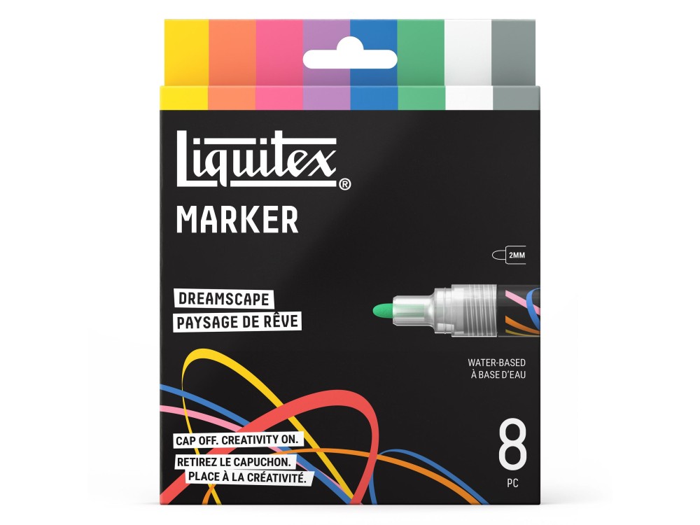 Dreamscape Acrylic Paint Marker Set – Liquitex – 8 pcs.
