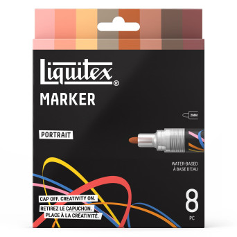 Portrait Acrylic Paint Marker Set – Liquitex – 8 pcs.