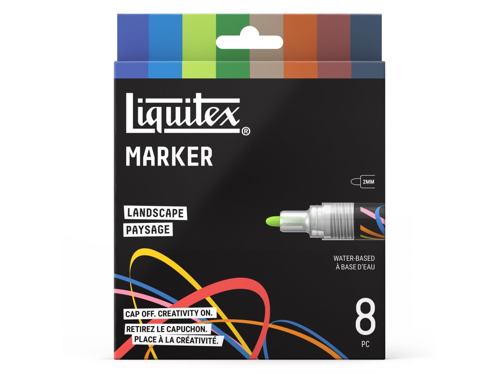 Landscape Acrylic Paint Marker Set – Liquitex – 8 pcs.