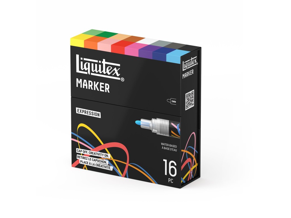 Zestaw markerów akrylowych Expression - Liquitex - 16 szt.
