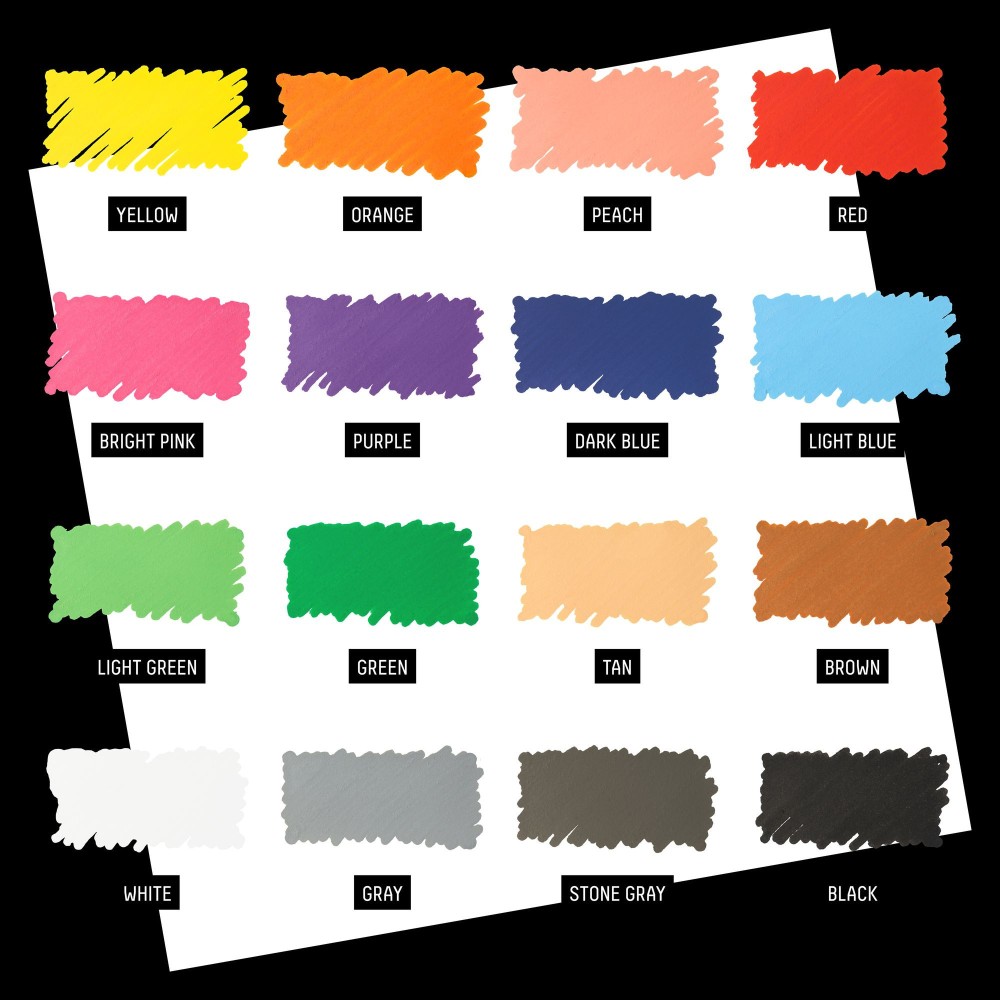 Expression Acrylic Paint Marker Set – Liquitex – 16 pcs.