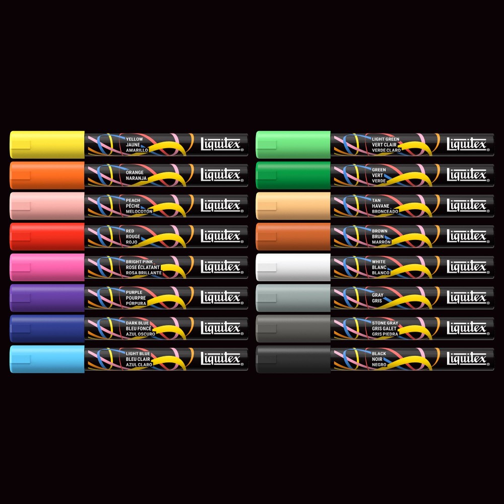 Expression Acrylic Paint Marker Set – Liquitex – 16 pcs.