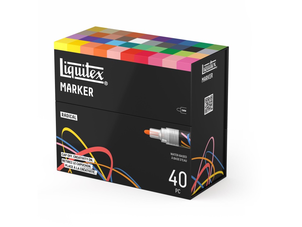 Radical Acrylic Paint Marker Set – Liquitex – 40 pcs.