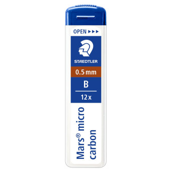 Auto-feed Mechanical Mars Micro pencil lead refills 0,5 mm - Staedtler - B