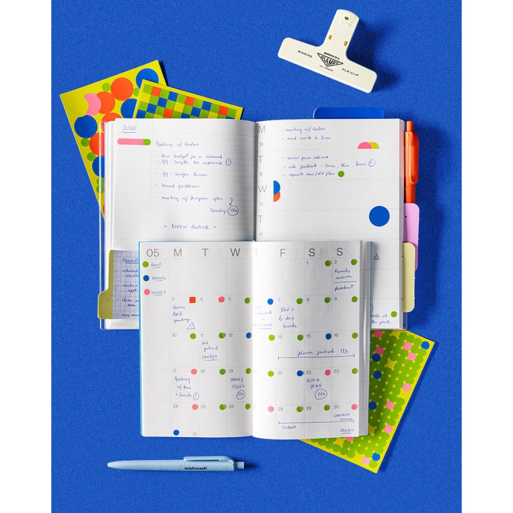 Weekly Planner 2026/2027 - Mishmash - 11.5 × 20 cm