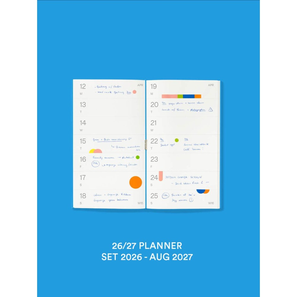 Weekly Planner 2026/2027 - Mishmash - 11.5 × 20 cm