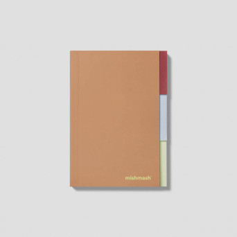 Notatnik Tabbed Frames A5 - mishmash - Mocha