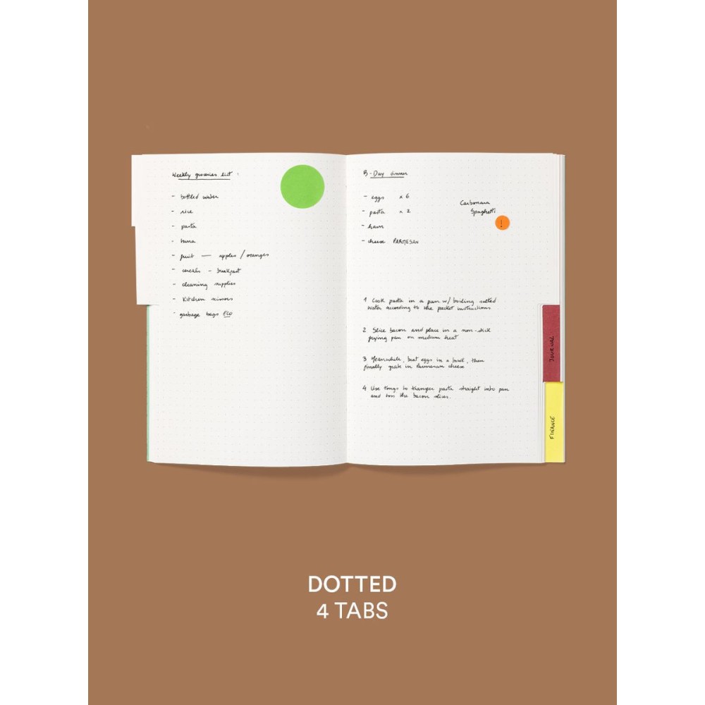 Dotted Notebook A5 - Mishmash - Moss