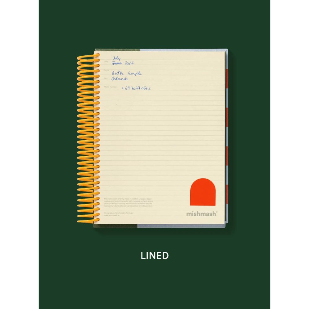 Lined Loop Notebook A5 - Mishmash