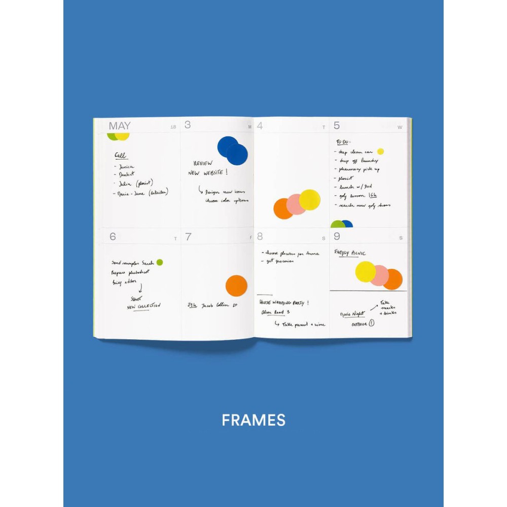 Weekly Planner Frames 2026/2027 - Mishmash - Lime