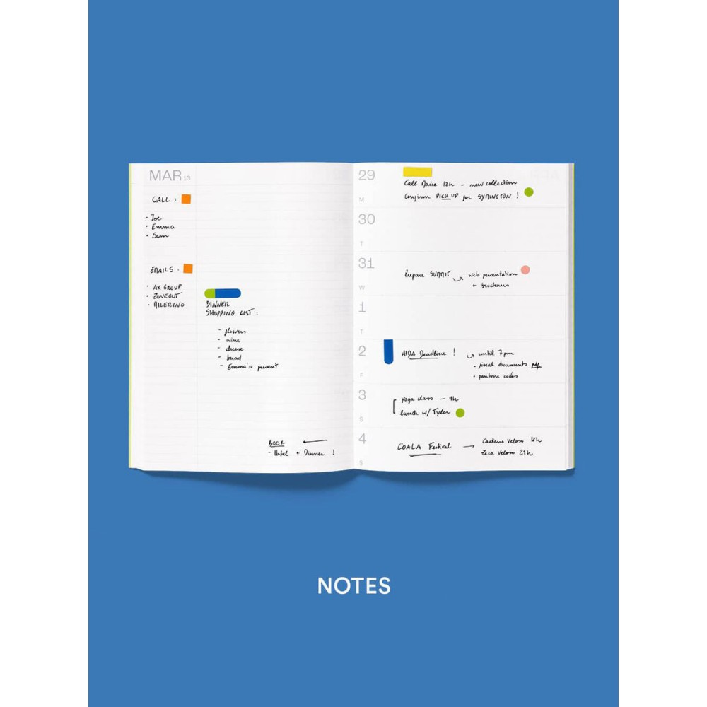 Weekly Planner Notes 2026/2027 - Mishmash - Lime