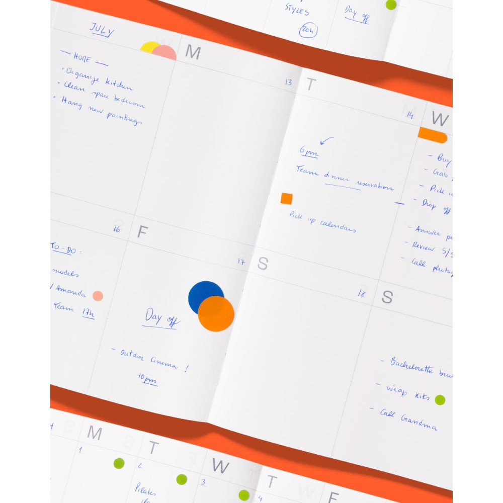 Planner niedatowany Frames A5 - mishmash - Sand
