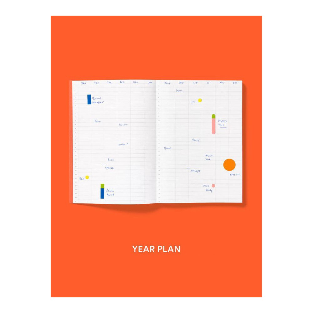 Planner niedatowany Notes A5 - mishmash - Sand