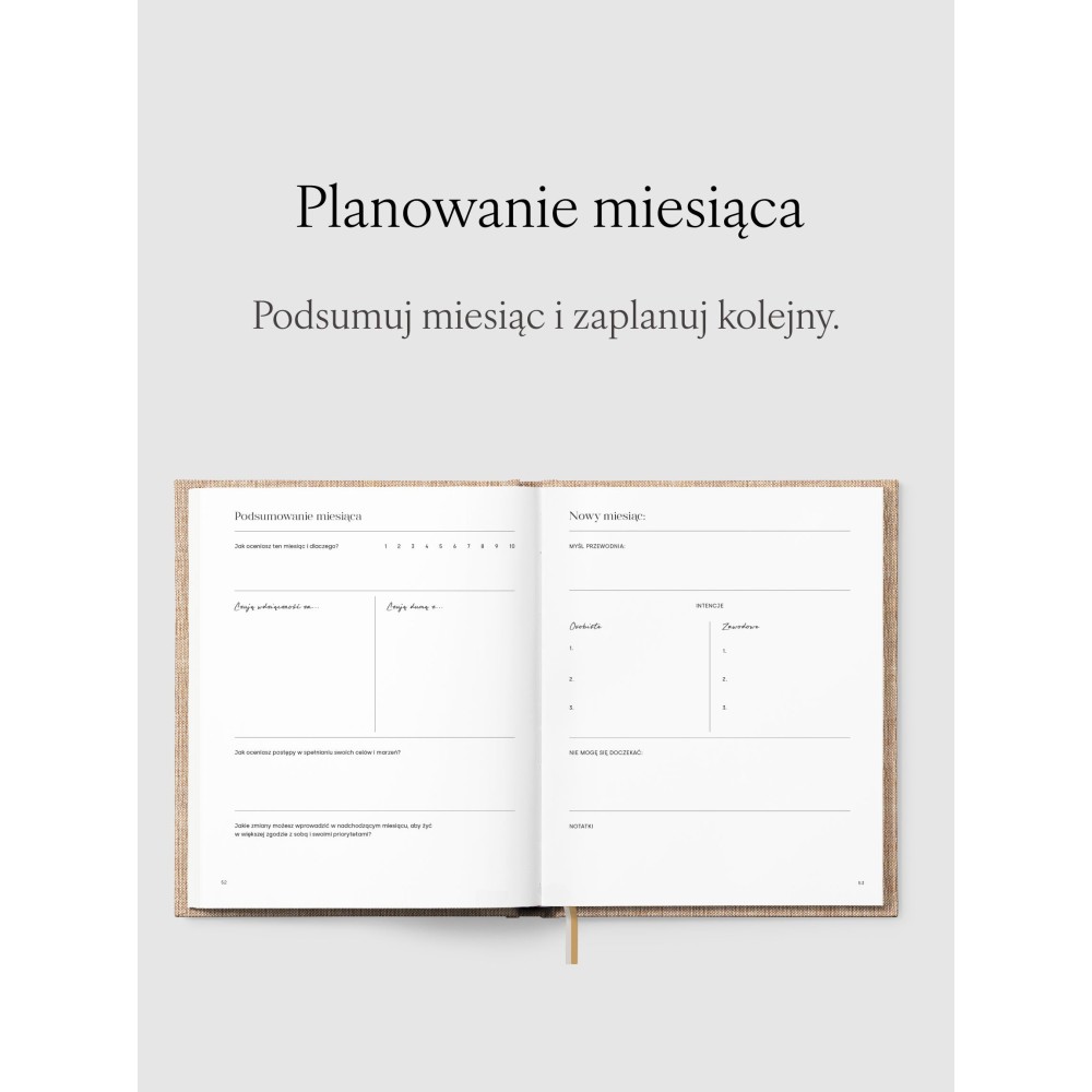 Undated Planner – Jaśnie Plan – Baby Sage