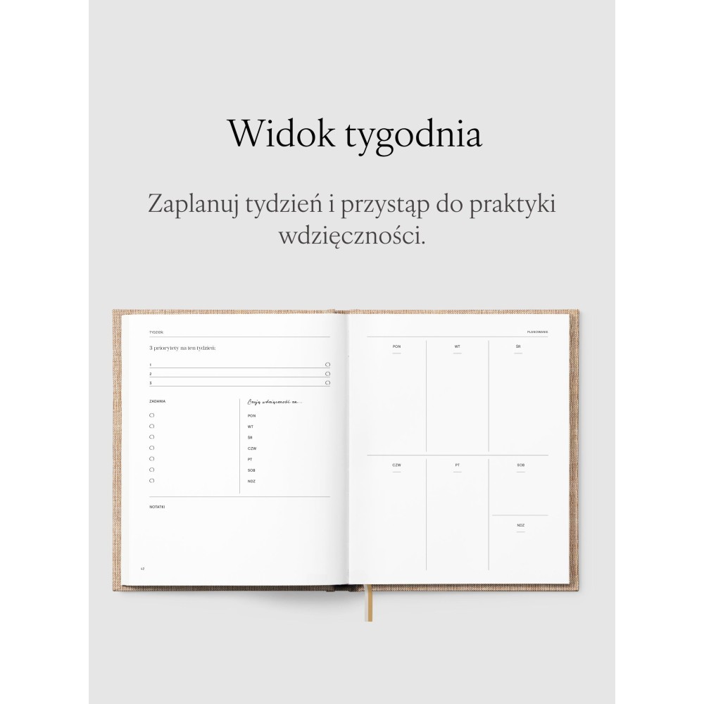 Undated Planner – Jaśnie Plan – Baby Sage