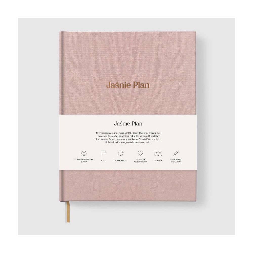 Planer niedatowany - Jaśnie Plan - Baby Pink