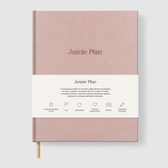 Undated Planner – Jaśnie Plan – Baby Pink