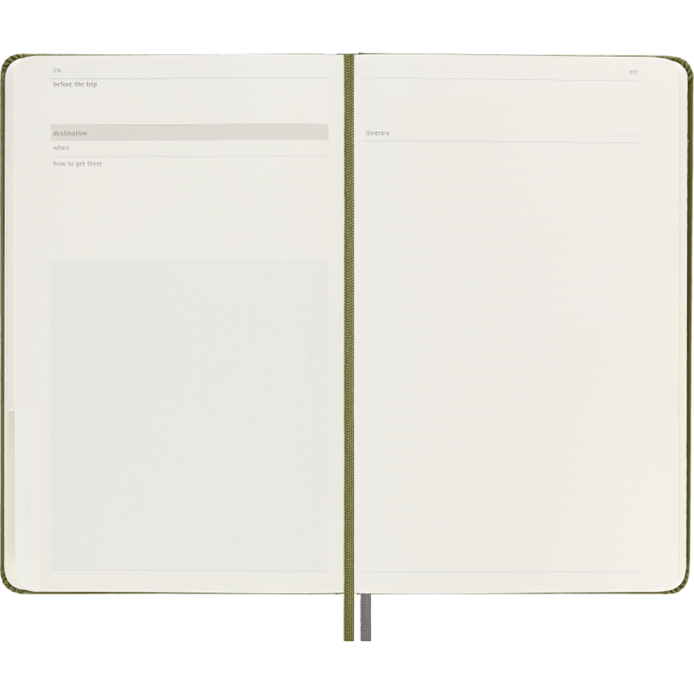 Passion Traveller's Journal Notebook - Moleskine - Green