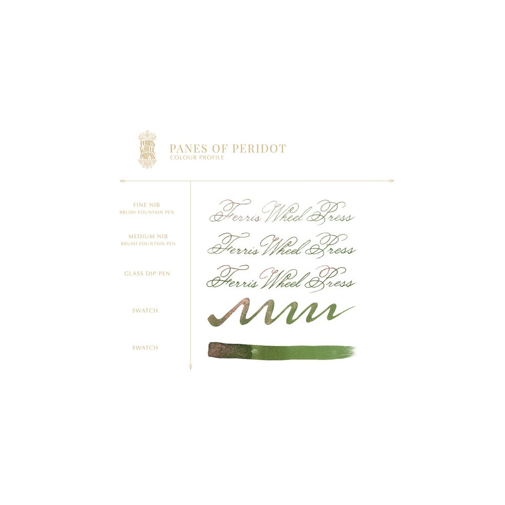Atrament FerriTales - Ferris Wheel Press - Panes of Peridot 85 ml