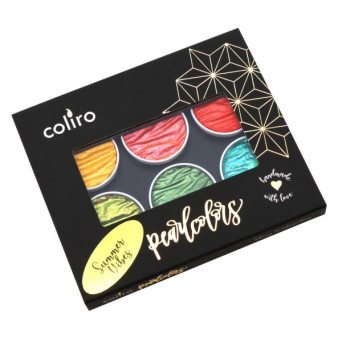 Watercolor Paint Set - Coliro Pearl Colors - Summer Vibes 6 Colors