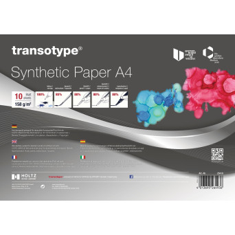 Synthetic Paper A4 - transotype - 158 g 10 sheets