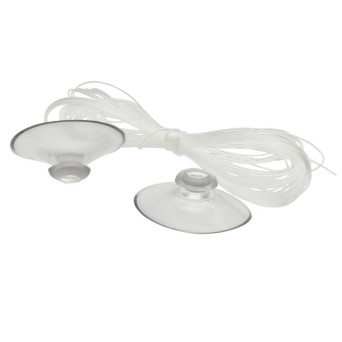 Suction cups with fishing line, 1 pack