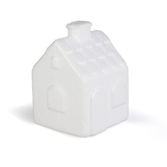 Domek styropianowy - 5 x 5 x 7 cm