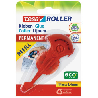 EcoLogo adhesive tape - 14 m x 8.4 mm - Tesa